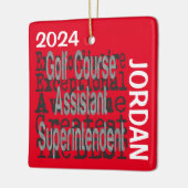 Ornement En Céramique Surintendant adjoint Extraordinai (Gauche)