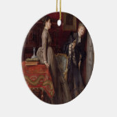 Ornement En Céramique Surpris (huile sur le panneau) (Droite)