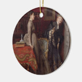 Ornement En Céramique Surpris (huile sur le panneau) (Gauche)