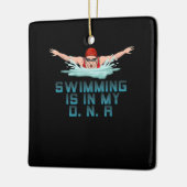 Ornement En Céramique Swimming Is (Gauche)