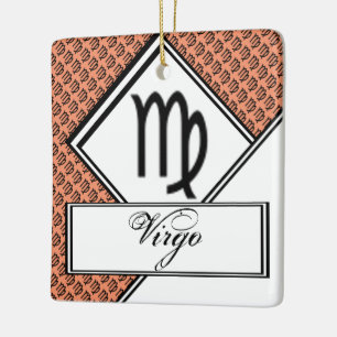 Ornement En Céramique Symbole du Zodiaque de la Virgo Standard par Kenne