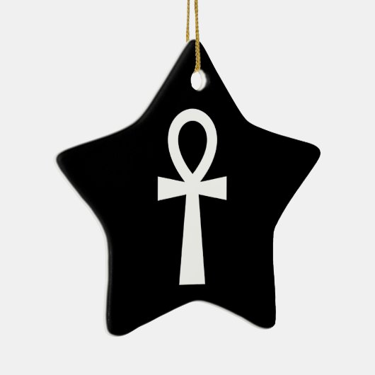 Ornement En Céramique Symbole égyptien d'Ankh (Droite)