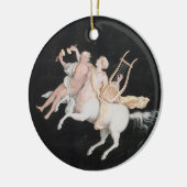 Ornement En Céramique T31466 un centaure et un compagnon féminins (Gauche)