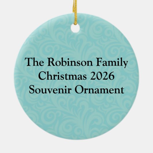 Ornement En Céramique T-Rex Hates Portes (Dos)