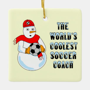 Ornement En Céramique T-shirt Coolest Soccer Cooler