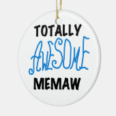 Ornement En Céramique T-shirts et cadeaux bleus totalement (Gauche)