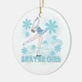 Ornement En Céramique T-shirts et cadeaux de fille de patineur (Gauche)