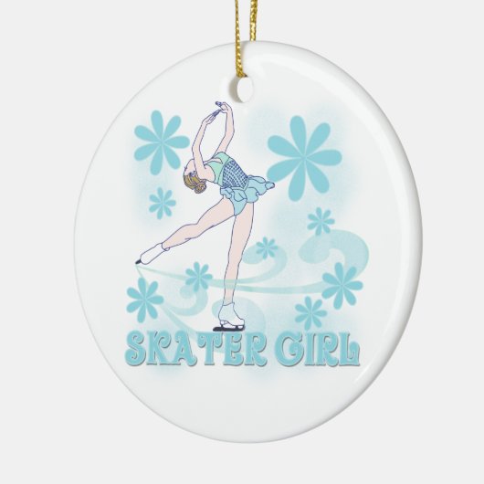 Ornement En Céramique T-shirts et cadeaux de fille de patineur (Gauche)