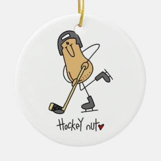 Ornement En Céramique T-shirts et cadeaux d'écrou d'hockey