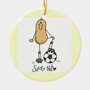 Ornement En Céramique T-shirts et cadeaux d'écrou du football