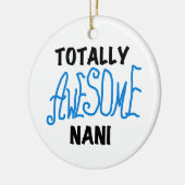 Ornement En Céramique T-shirts et cadeaux Nani totalement géniaux en ble (Gauche)