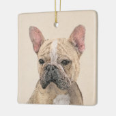 Ornement En Céramique Tableau Français Bulldog (Sable) - Joli Original D (Gauche)