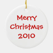 Ornement En Céramique Tamia de bébé de Père Noël (Dos)