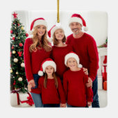 Ornement En Céramique Tapis Texte Plaid Premier Noël Nouveau Accueil (Dos)