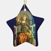 Ornement En Céramique TAROTS ANCIENS RENAISSANCE 14 / Étoile TEMPÉRANCE (Gauche)