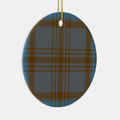 Ornement En Céramique Tartan de Hannah de clan (Droite)