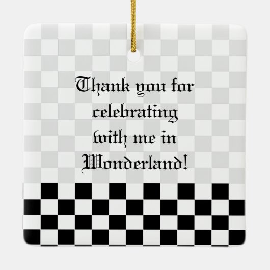 Ornement En Céramique Tea Party 2 (Dos)