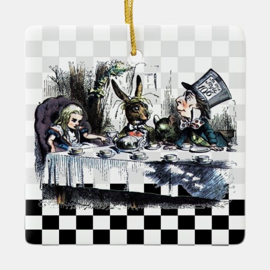 Ornement En Céramique Tea Party 2 (Devant)