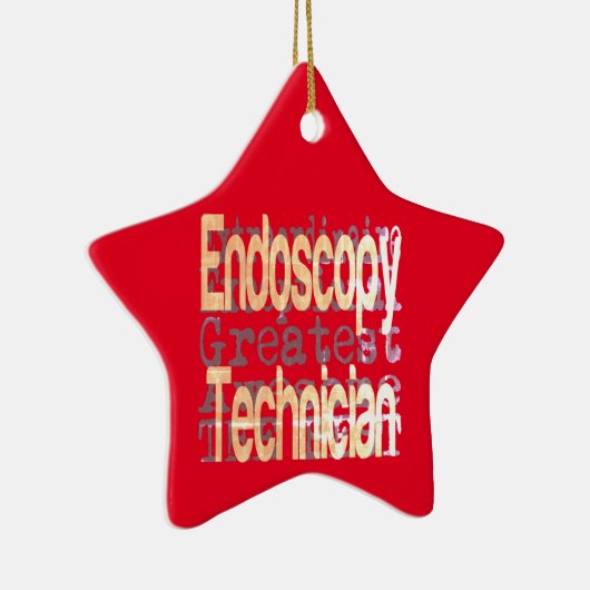 Ornement En Céramique Technicien en endoscopie Extraordinaire (Droite)