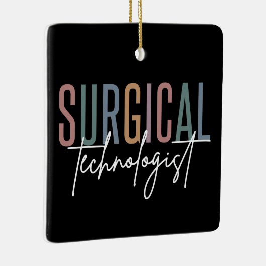 Ornement En Céramique Technologue chirurgical Med Surg Tech Chirurgie Te (Droite)