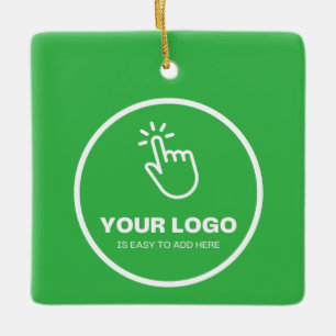 Ornement En Céramique Téléchargez facilement votre logo Personnalisé Fai