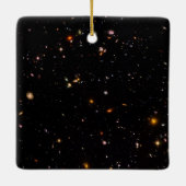 Ornement En Céramique Télescope Hubble Ultra Deep Field Photo Noël (Dos)