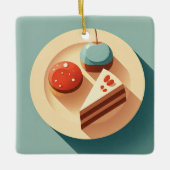 Ornement En Céramique Tentations douces (Devant)