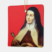 Ornement En Céramique Teresa d'Ávila par Rubens (Gauche)