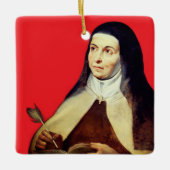 Ornement En Céramique Teresa d'Ávila par Rubens (Devant)