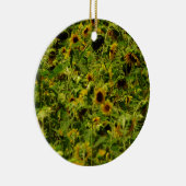 Ornement En Céramique Terrain de tournesol (Droite)