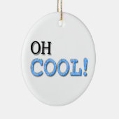 Ornement En Céramique Texte Cool (Droite)
