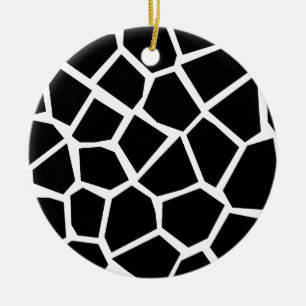 Ornement En Céramique Texture de la Girafe