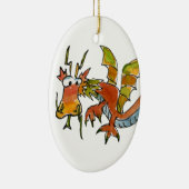 Ornement En Céramique Thare Be Dragons (Droite)