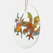 Ornement En Céramique Thare Be Dragons (Gauche)
