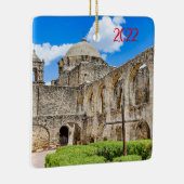 Ornement En Céramique The Cross 2, Merry Christmas, Ceramic Ornament (Droite)