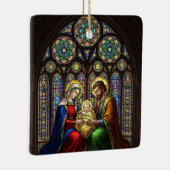 Ornement En Céramique The Reason for the Season Nativity personalized (Droite)