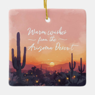 Ornement En Céramique thème de Noël en Arizona