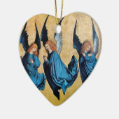 Ornement En Céramique THREE ANGELS Blue Sapphire Heart (Gauche)