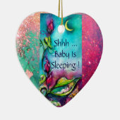 ORNEMENT EN CÉRAMIQUE THUMBELINA, PANIER À FLEURS ET BOUTEILLE (Droite)