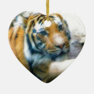 Ornement En Céramique Tigre
