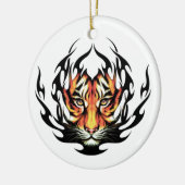 Ornement En Céramique Tigre Tattoo (Gauche)
