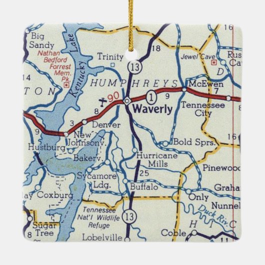 Ornement En Céramique TN Waverly (Dos)