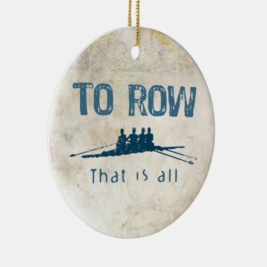 Ornement En Céramique To Row (Droite)