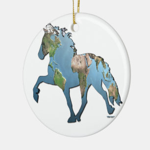 Ornement En Céramique Tolter le Monde