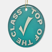 Ornement En Céramique Top De La Classe (Gauche)