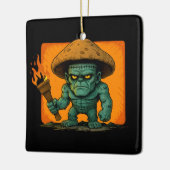 Ornement En Céramique Torch & Temper – Mushroom Beast Design (Gauche)