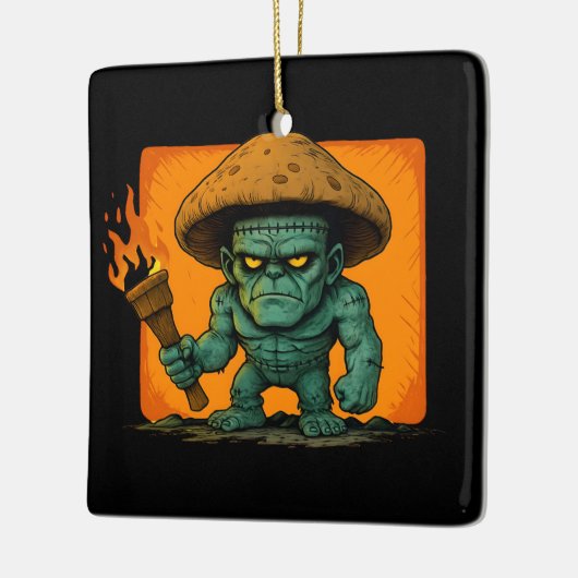 Ornement En Céramique Torch & Temper – Mushroom Beast Design (Gauche)