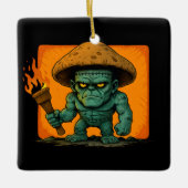 Ornement En Céramique Torch & Temper – Mushroom Beast Design (Devant)