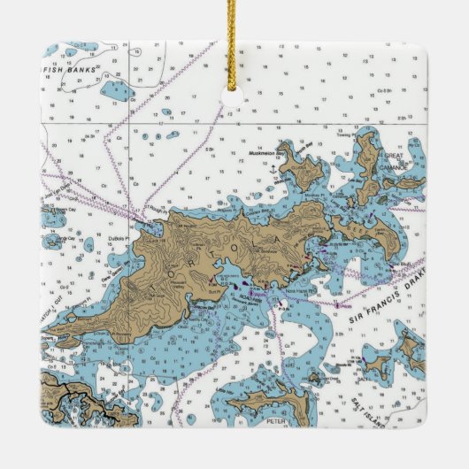 Ornement En Céramique Tortola (Dos)