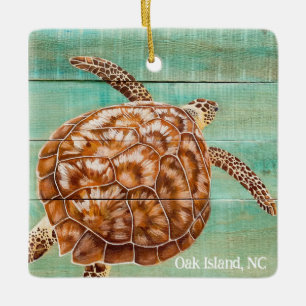 Ornement En Céramique Tortue de mer